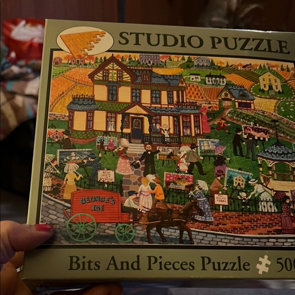 Bits And Pieces 500-Piece Puzzle - Colorful Landscape - Picture 2 of 2